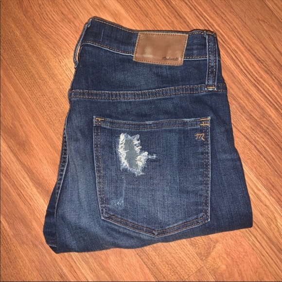 Madewell High Rise Skinny Distressed Jeans Size 28 EUC - Picture 4 of 16